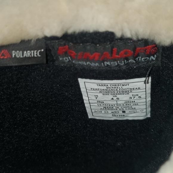 Merrell Size 7 Cozy Brown Shearling Women's Boots. - Picture 10 of 10